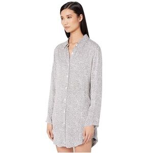 Emporio Armani Spring Bouquet Night Dress Melange Grey/Print